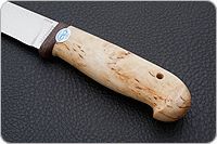 Нож Сапсан карельская береза, 95х18, текстолит : фото 6