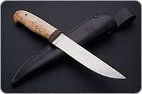 Нож Сапсан карельская береза, 95х18, текстолит : фото 7