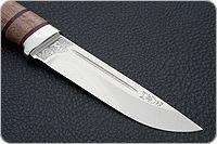 Нож Бекас орех-оргстекло, 95х18, алюминий : фото 4