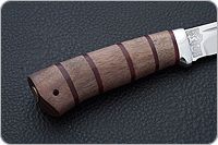 Нож Бекас орех-оргстекло, 95х18, алюминий : фото 5