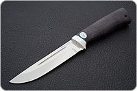 Нож Бекас стабилизированная карельская береза, 95х18, алюминий : фото 2