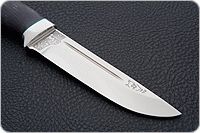 Нож Бекас стабилизированная карельская береза, 95х18, алюминий : фото 4