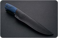 Нож Лиса стабилизированная карельская береза, 95х18, алюминий : фото 7