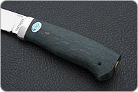 Нож Пилигрим стабилизированная карельская береза, 95х18, алюминий : фото 6