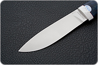 Нож Пилигрим  стабилизированная карельская береза, 95х18, алюминий : фото 3