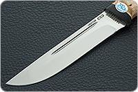 Нож Бекас карельская береза, 100х13м, текстолит : фото 3