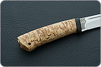 Нож Бекас карельская береза, 100х13м, текстолит : фото 6