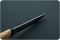 Нож Бекас карельская береза, 100х13м, текстолит : фото 8