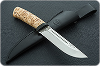 Нож Бекас карельская береза, 100х13м, текстолит : фото 9