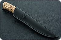 Нож Бекас карельская береза, 100х13м, текстолит : фото 10