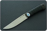 Нож Шашлычный малый наборная кожа, 100х13м, текстолит : фото 2