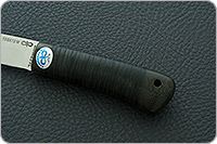 Нож Шашлычный малый наборная кожа, 100х13м, текстолит : фото 6