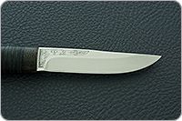Нож Шашлычный малый наборная кожа, 100х13м, текстолит : фото 7