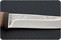 Нож Лиса береста, elmax, текстолит : фото 7