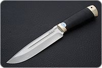 Нож Селигер наборная кожа, 95х18, латунь : фото 2