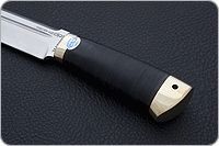 Нож Селигер наборная кожа, 95х18, латунь : фото 6