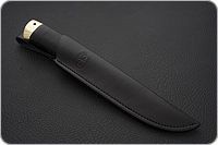 Нож Селигер наборная кожа, 95х18, латунь : фото 8