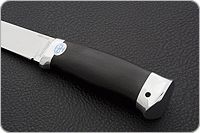 Нож Следопыт граб - черное дерево, 100х13м, алюминий : фото 6