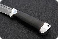 Нож Бекас наборная кожа, zdi-1016, алюминий : фото 6