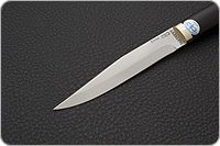 Нож Заноза граб - черное дерево, elmax, латунь : фото 3