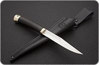 Нож Заноза граб - черное дерево, elmax, латунь : фото 8