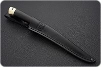 Нож Заноза граб - черное дерево, elmax, латунь : фото 9