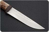 Нож Лиса карельская береза, elmax, текстолит : фото 4