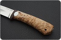 Нож Лиса карельская береза, elmax, текстолит : фото 6