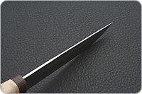 Нож Лиса карельская береза, elmax, текстолит : фото 8