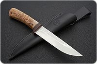 Нож Лиса карельская береза, elmax, текстолит : фото 9