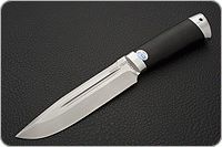 Нож Селигер граб - черное дерево, 100х13м, алюминий : фото 2