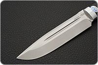 Нож Селигер граб - черное дерево, 100х13м, алюминий : фото 3