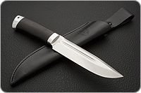 Нож Селигер граб - черное дерево, 100х13м, алюминий : фото 8