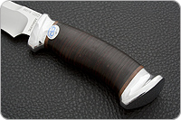 Нож Росомаха наборная кожа, 95х18, алюминий : фото 6