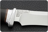 Нож Росомаха наборная кожа, 95х18, алюминий : фото 7