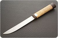 Нож Бурятский малый береста, s390, текстолит : фото 2