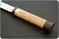 Нож Бурятский малый береста, s390, текстолит : фото 5