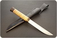 Нож Бурятский малый береста, s390, текстолит : фото 7