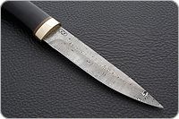 Нож Пескарь граб - черное дерево, zd-0803, латунь : фото 4