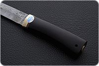 Нож Пескарь граб - черное дерево, zd-0803, латунь : фото 6