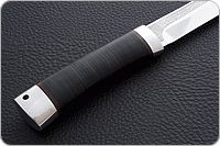 Нож Пескарь наборная кожа, 95х18, алюминий : фото 5