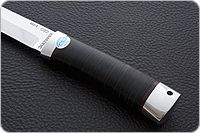 Нож Пескарь наборная кожа, 95х18, алюминий : фото 6