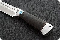 Нож Селигер наборная кожа, 95х18, алюминий : фото 5