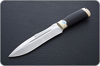 Нож Скорпион граб - черное дерево, эп-766, латунь : фото 2