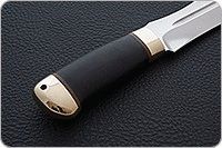 Нож Скорпион граб - черное дерево, эп-766, латунь : фото 5