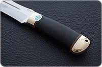 Нож Скорпион граб - черное дерево, эп-766, латунь : фото 6