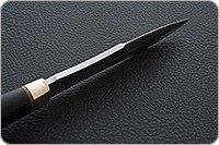 Нож Скорпион граб - черное дерево, эп-766, латунь : фото 7