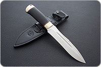 Нож Скорпион граб - черное дерево, эп-766, латунь : фото 8