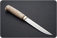 Нож Финка-5 карельская береза, cpr, латунь : фото 3