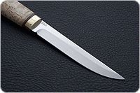 Нож Финка-5 карельская береза, cpr, латунь : фото 5